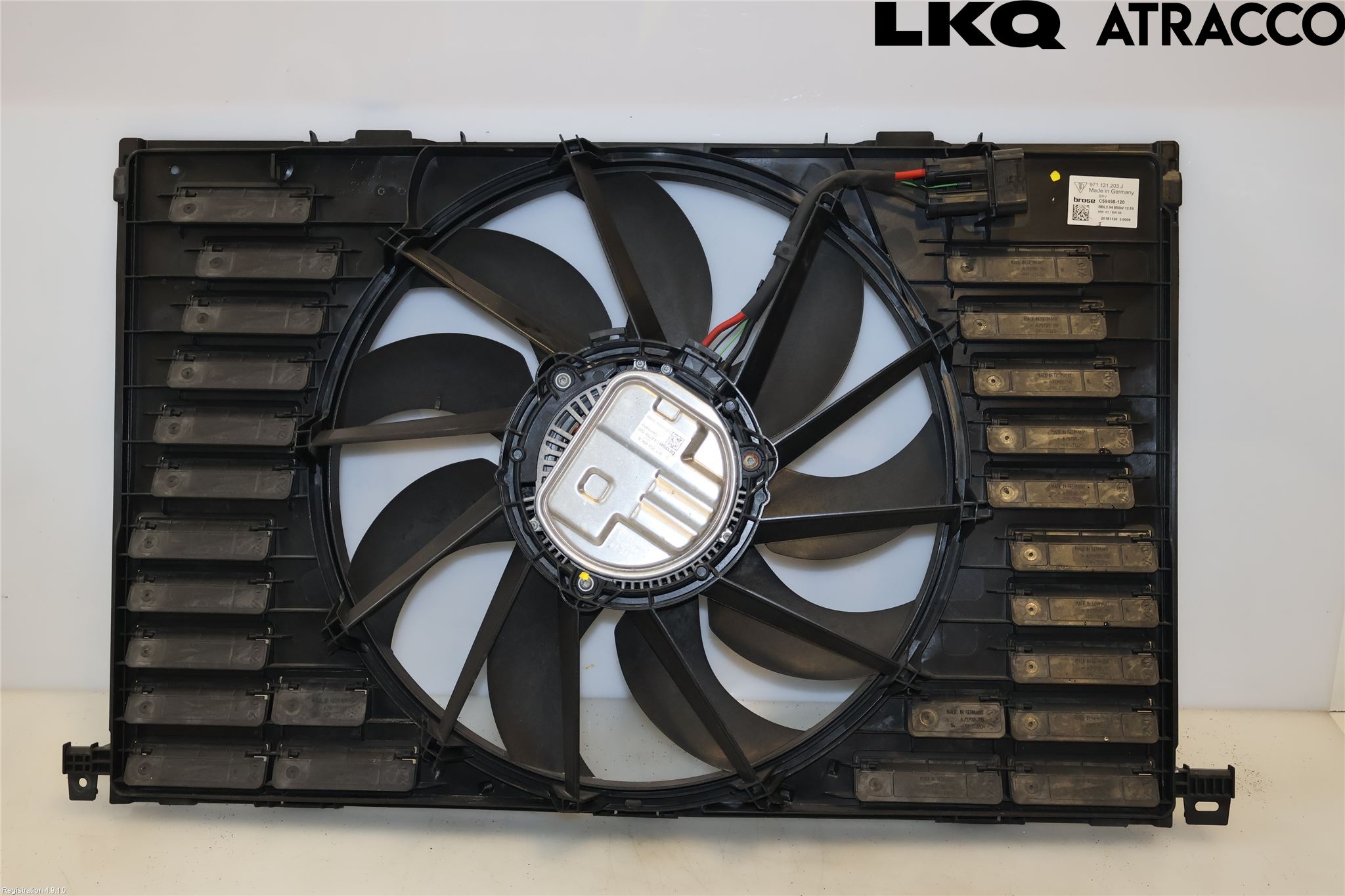 Porsche PANAMERA 09- Kylfläkt El