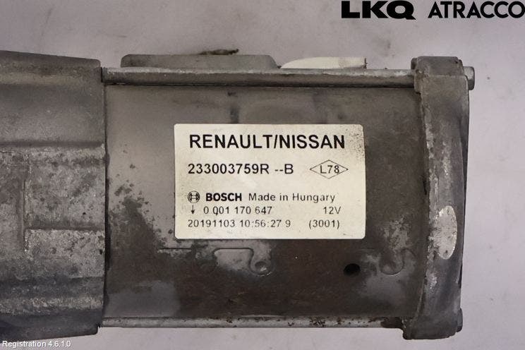 Renault KANGOO II 15-21 Startmotor Diesel