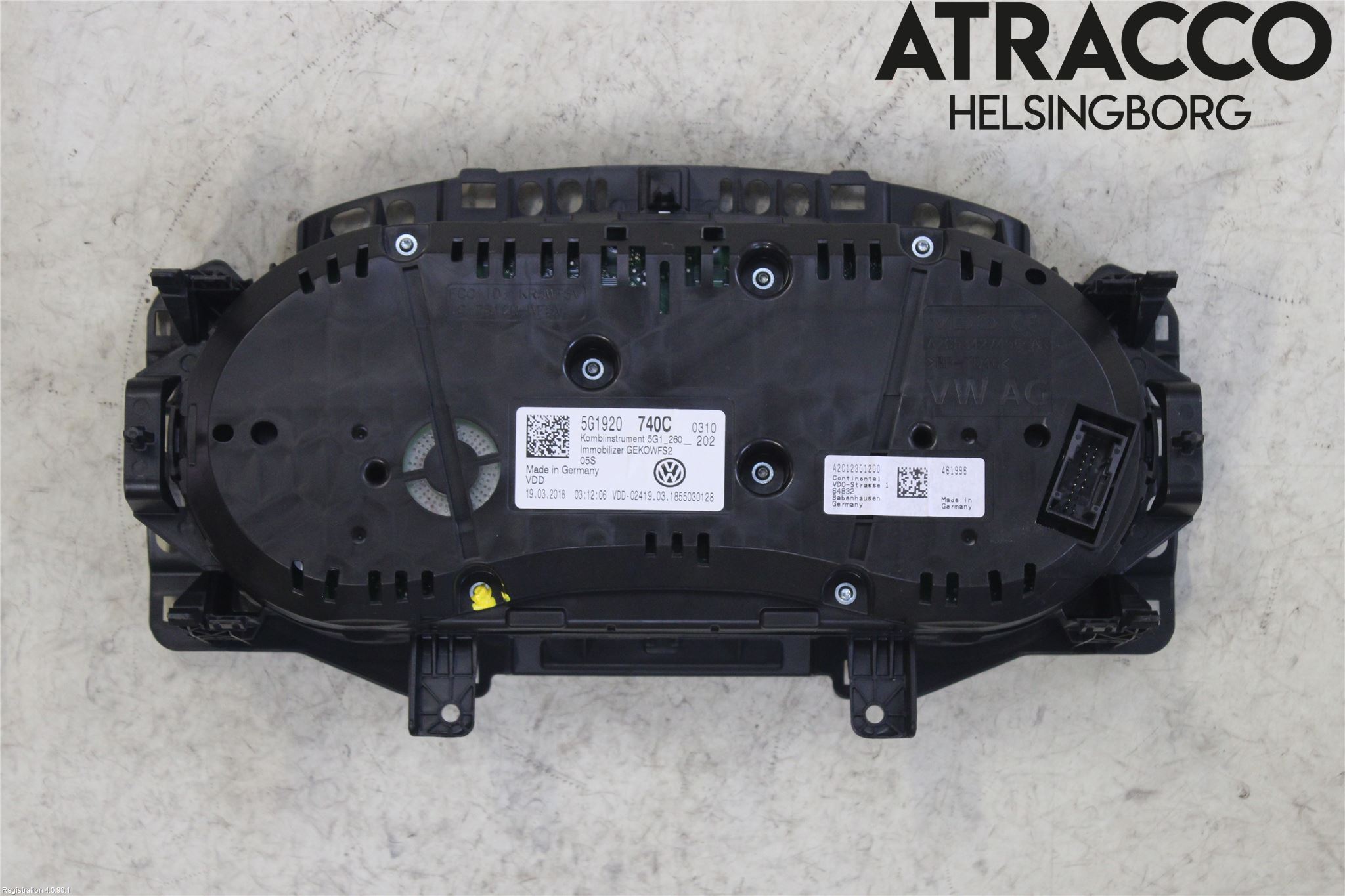 Volkswagen VW GOLF / E-GOLF VII 13-20 Instrument Komb