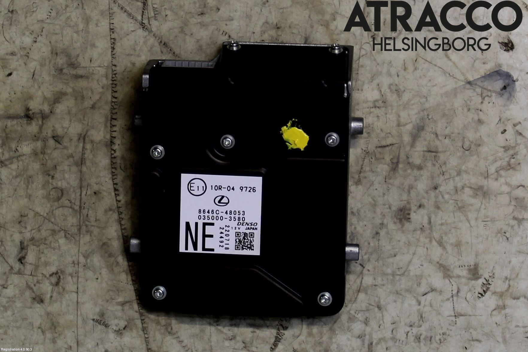 Lexus RX AL20 16-22 Sensor Aktivt Kollisionsskydd