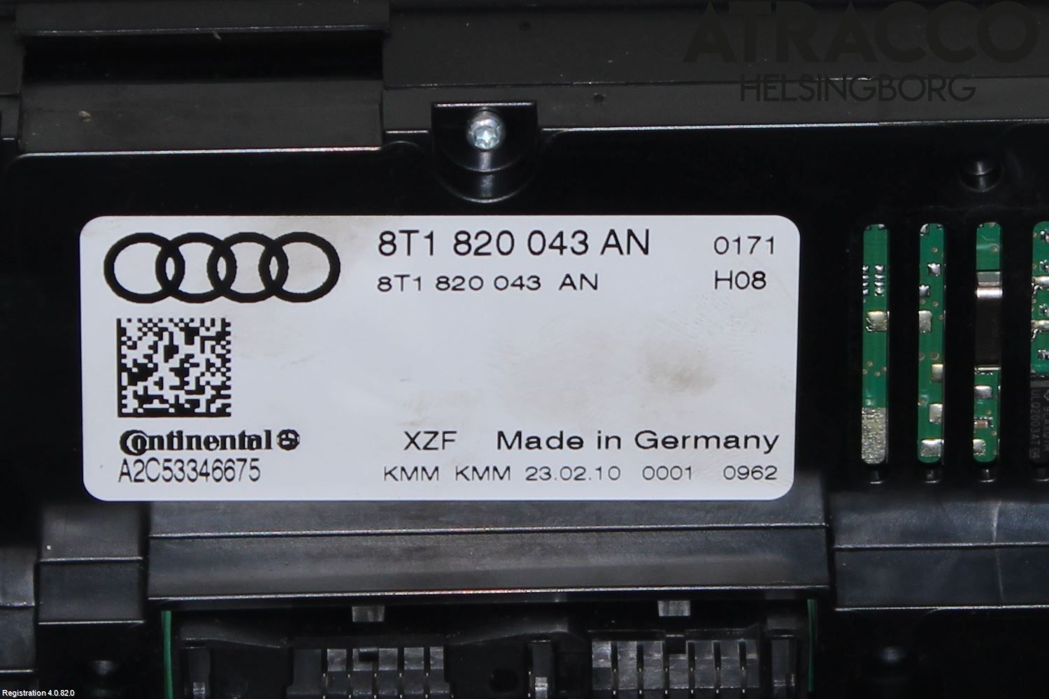 Audi A5 07-16 Ac Styrenhet Ac Manöveren