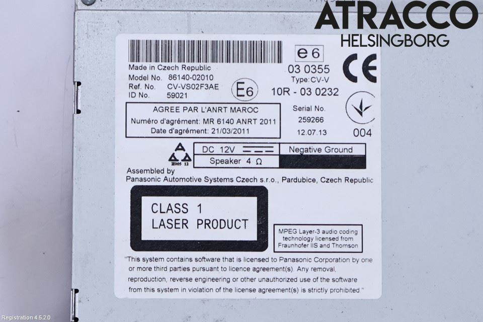 Toyota AURIS 13-19 Cd Radio - Multimediapanel