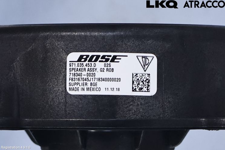 Porsche PANAMERA 09- Högtalare
