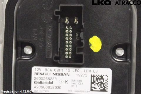 Renault ZOE/E-TECH 13- Styrenhet Strålkastare