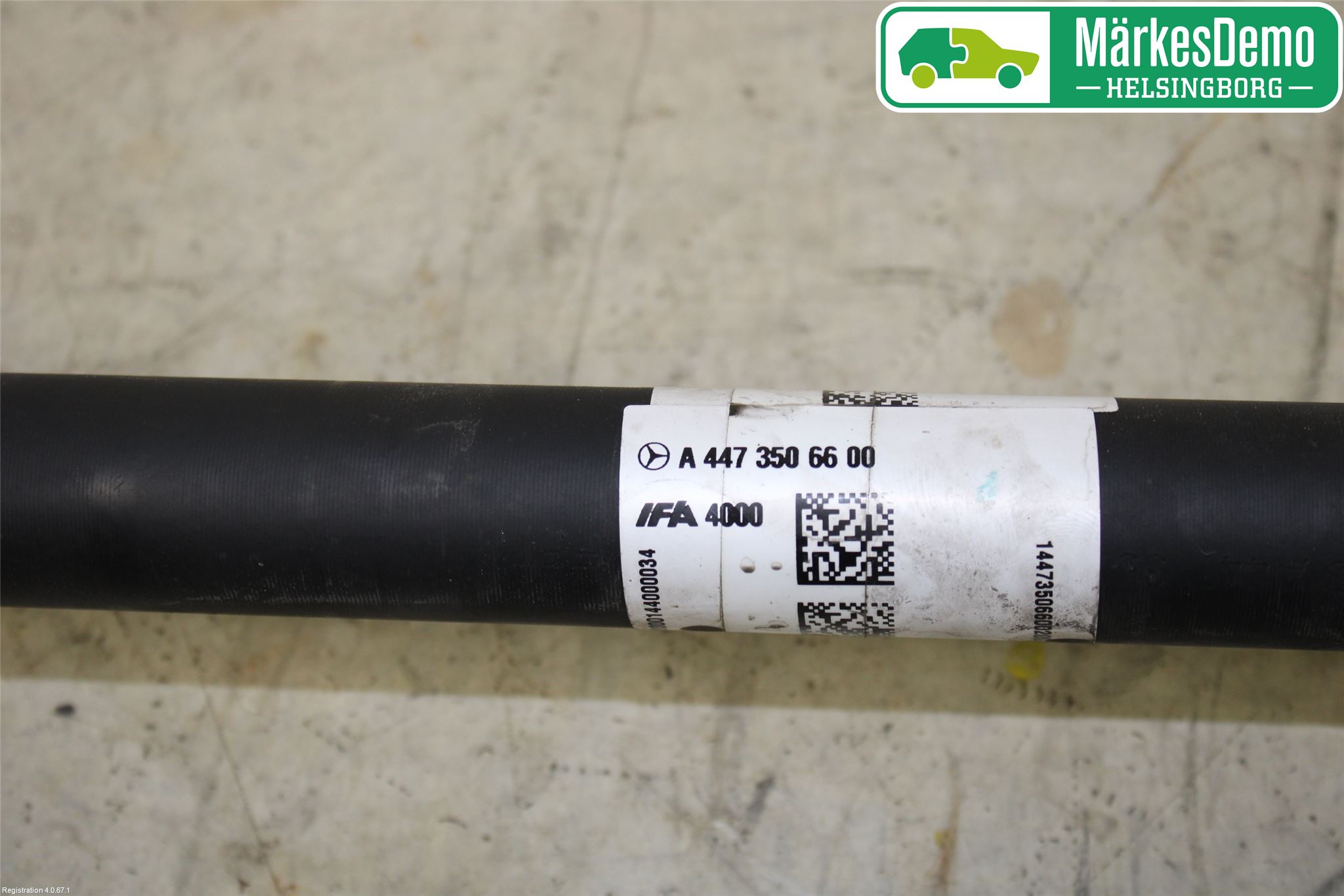 Mercedes-Benz MB VITO/V-KLASS (W640,W447,W448) 14- Drivaxel Bak Höger