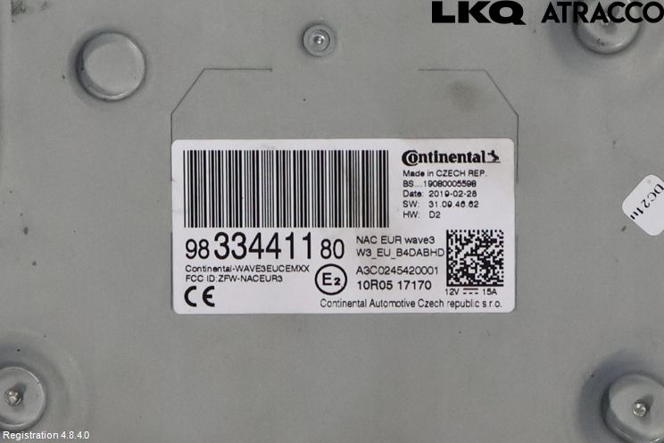 Peugeot 508 19- Radio
