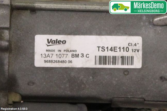 Citroen BERLINGO 08-18 Startmotor Diesel