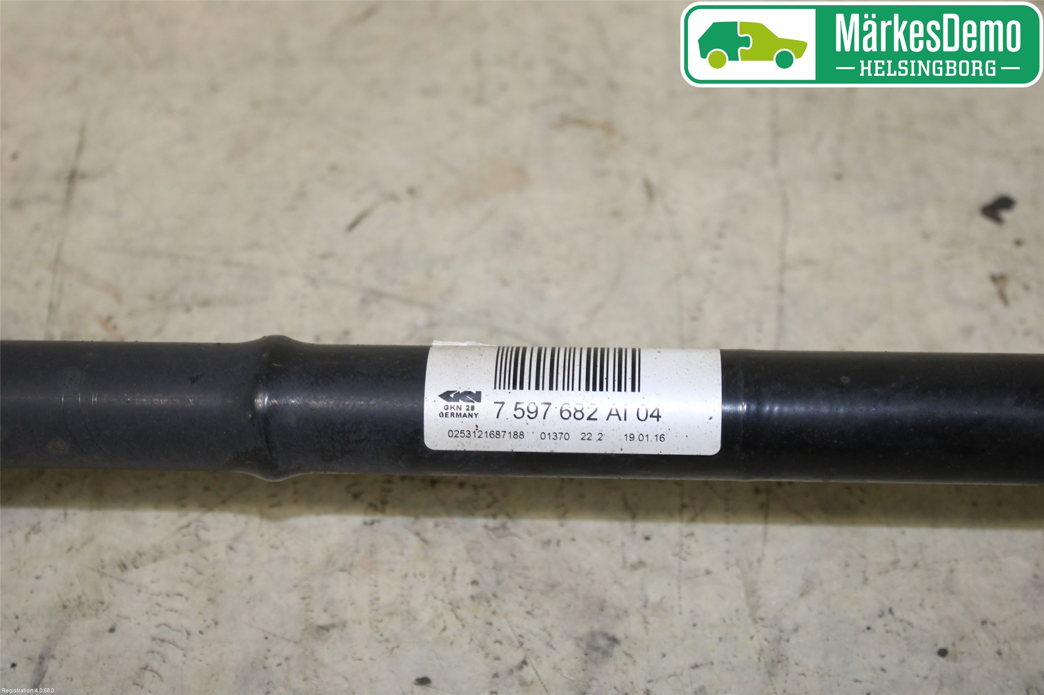 BMW 3 GT F34 13-19 Drivaxel Bak Höger
