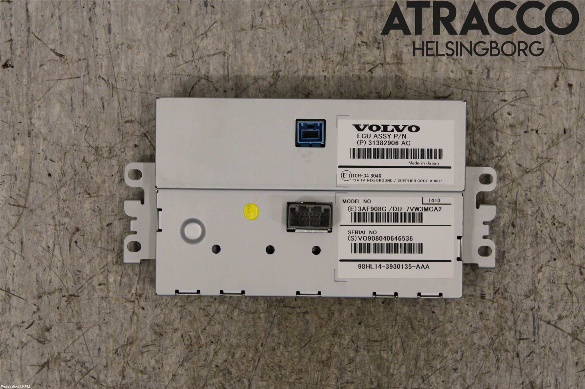 Volvo V70 14-16 Multifunktionsdisplay