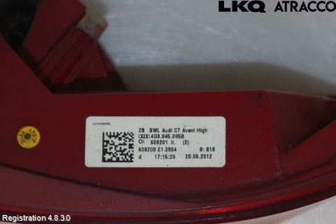 Audi A6/S6 4G 11-18 Bakljus Vänster