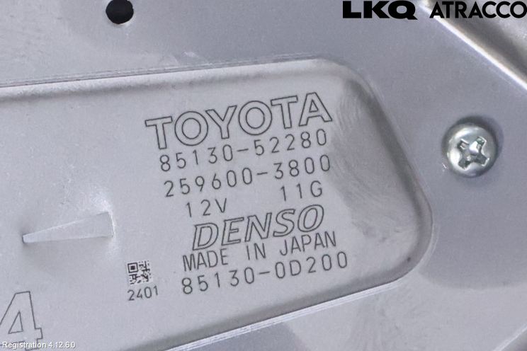 Toyota YARIS CROSS XP21 21- Torkarmotor Baklucka
