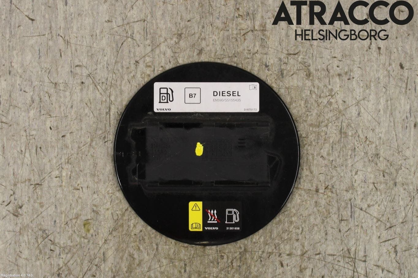 Volvo V40 12-19 Tanklucka