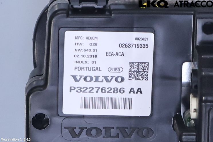 Volvo V60 19- Instrument Komb