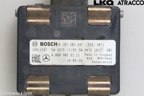 Mercedes-Benz MB A-KLASS (W176) 13-18 Sensor Aktivt Kollisionsskydd