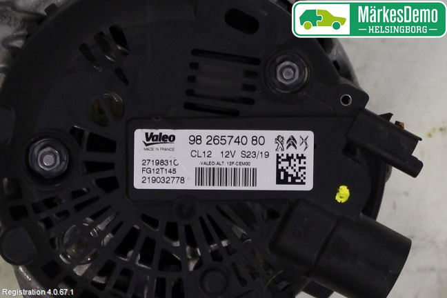 Peugeot 308 14-21 Generator