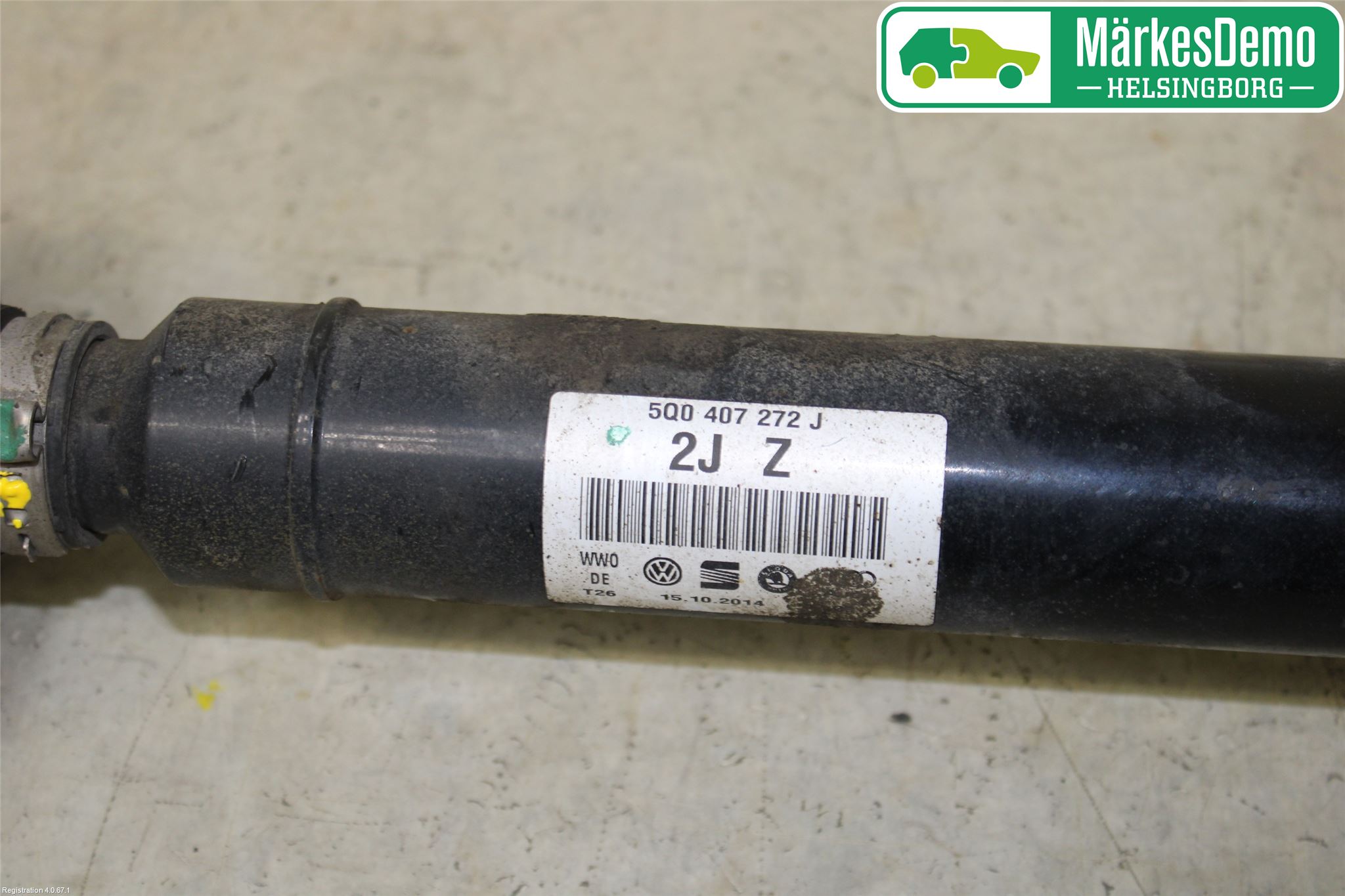 Volkswagen VW GOLF / E-GOLF VII 13-20 Drivaxel Fram Höger