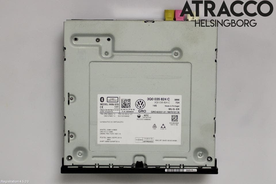 Volkswagen VW GOLF / E-GOLF VII 13-20 Cd Radio - Multimediapanel