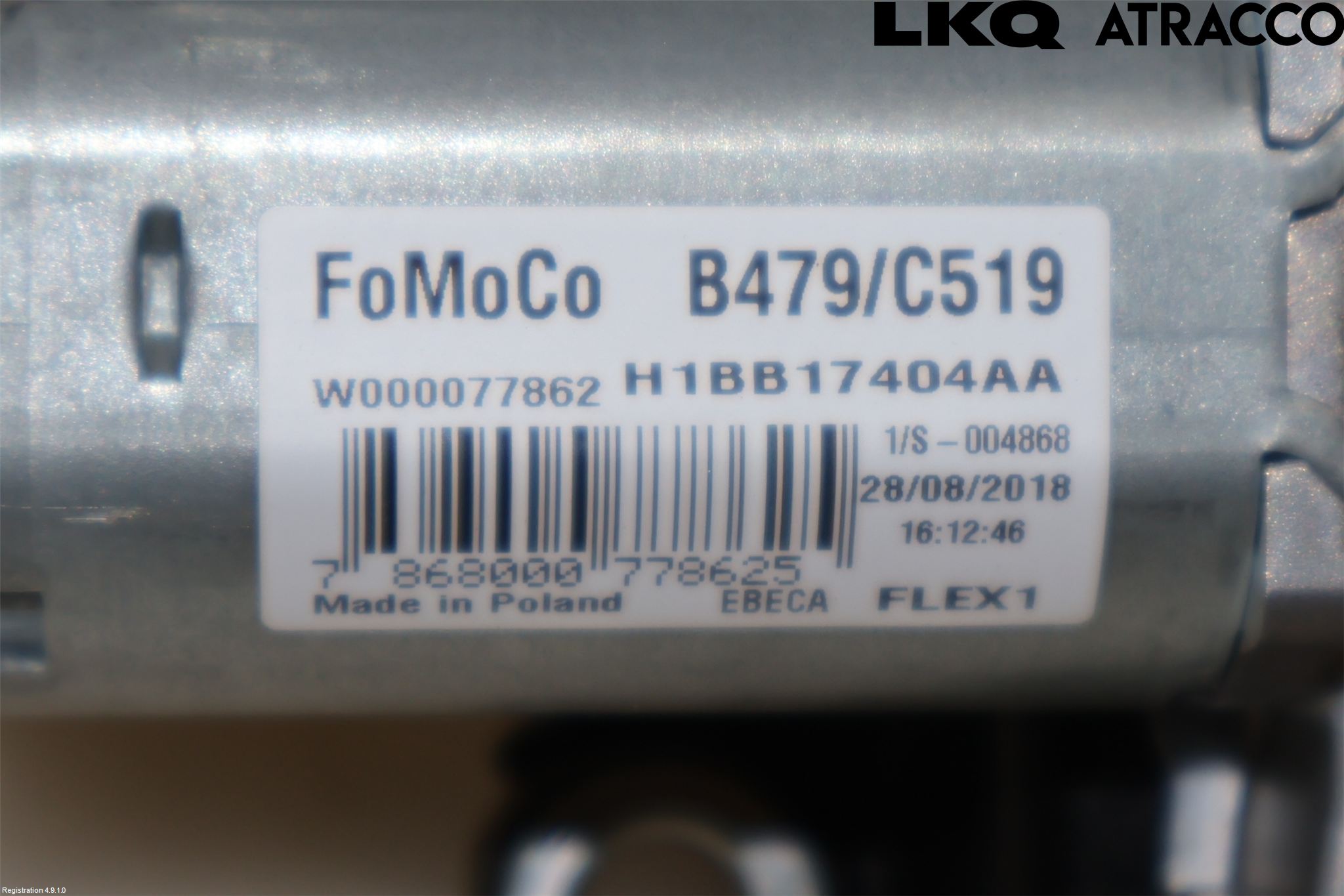 Ford FOCUS 19- Torkarmotor Baklucka