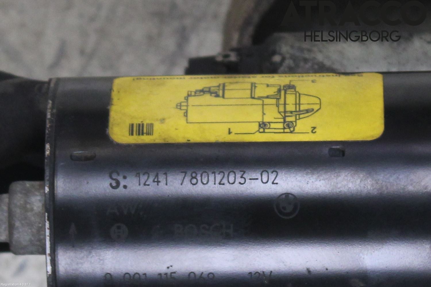 BMW 7 F01/02/03/04 09-15 Startmotor Diesel