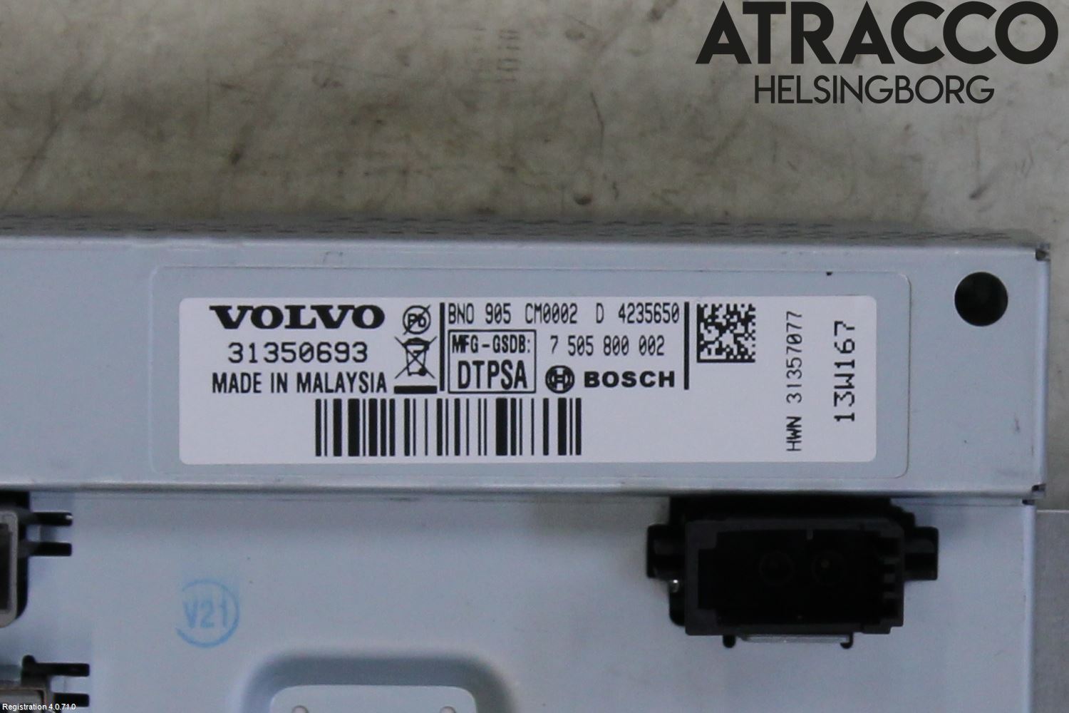 Volvo V60 14-18 Multifunktionsdisplay