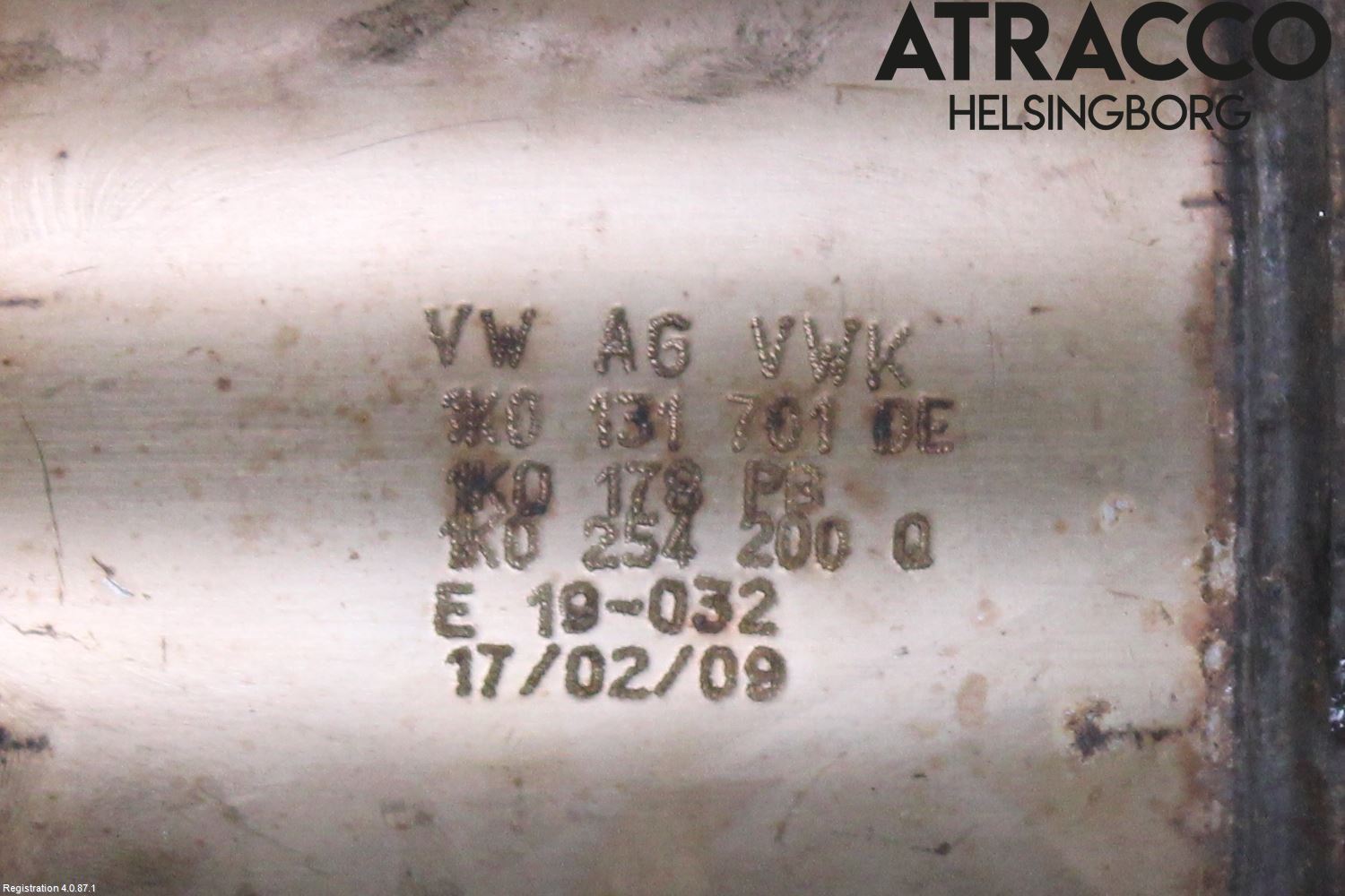 Volkswagen VW GOLF VI 09-13 Katalysator