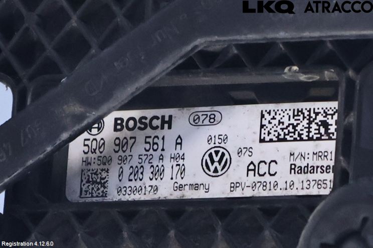 Volkswagen VW GOLF / E-GOLF VII 13-20 Sensor Adaptiv Farthållare