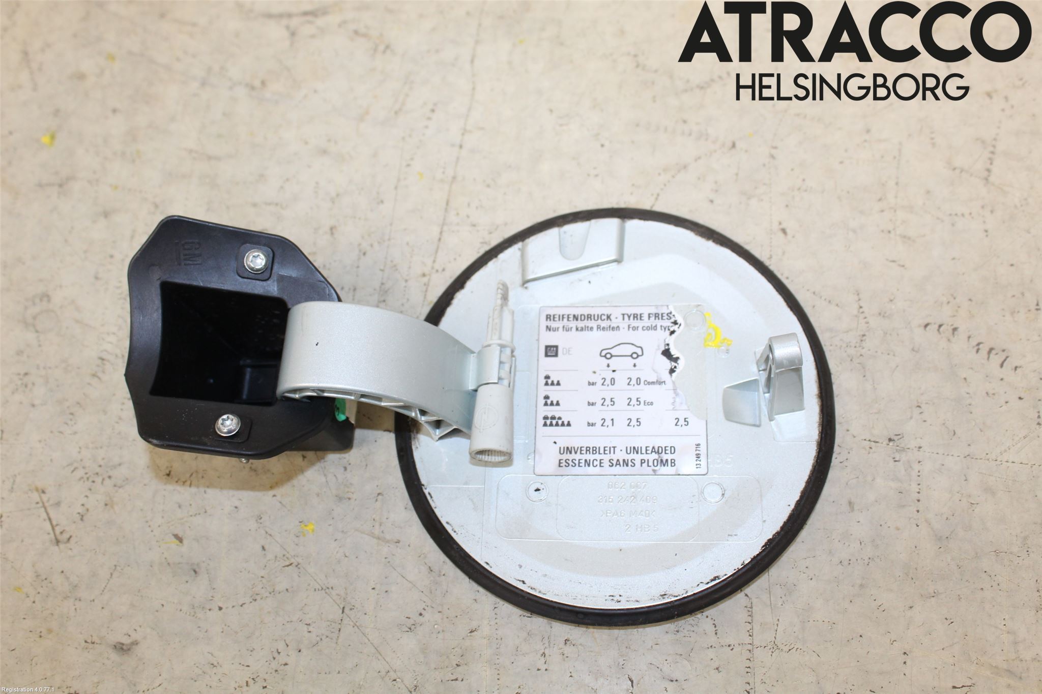 Opel ASTRA H 04-12 Tanklucka