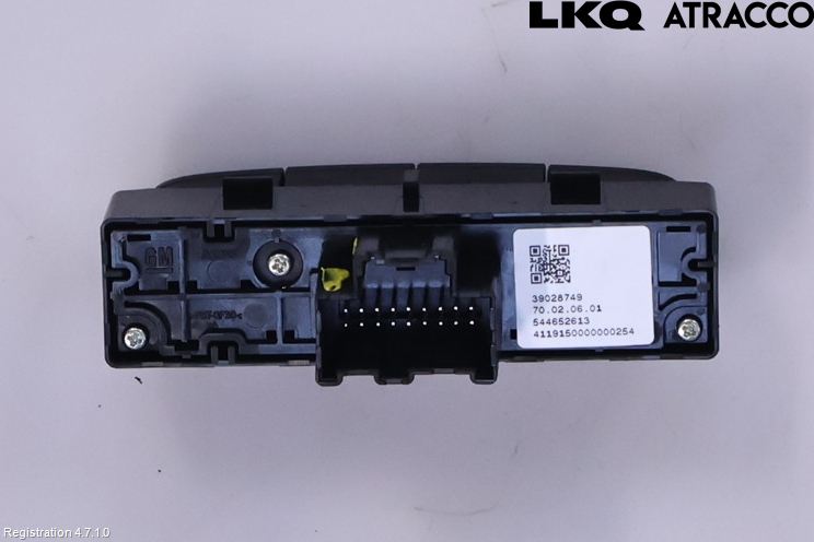 Opel ASTRA K 16-22 Strömställare Multifunktion