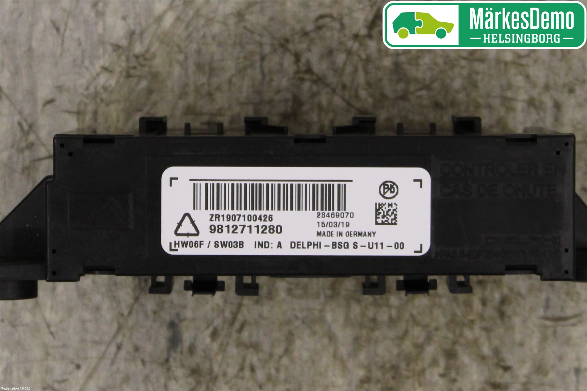 Citroen C4 SPACETOURER 19-22 Styrenhet Baklucka