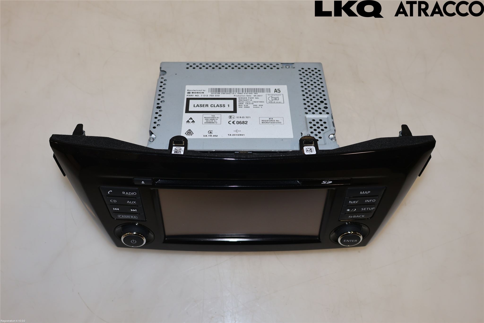 Nissan QASHQAI 14-17 Cd Radio - Multimediapanel