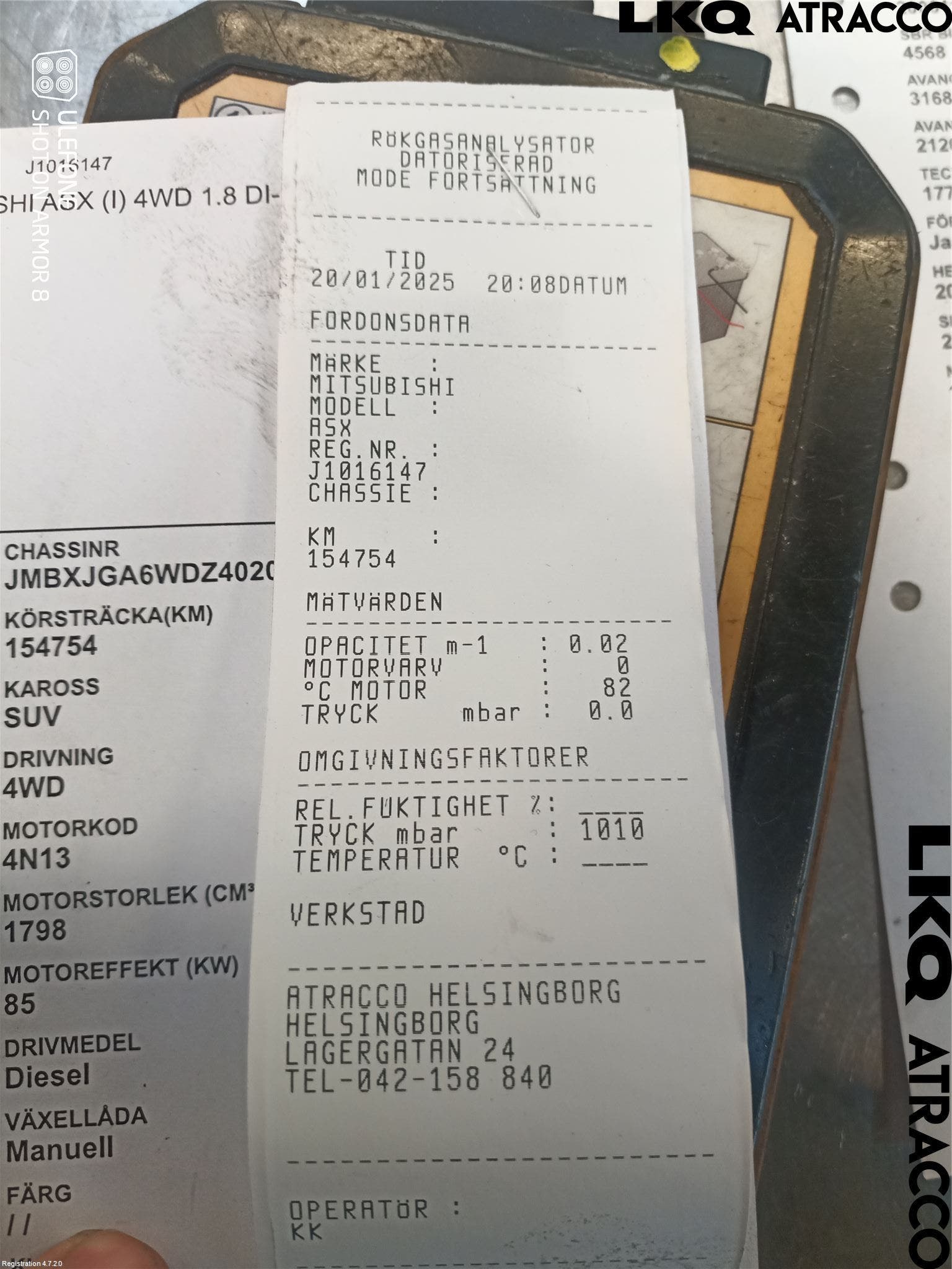 Mitsubishi ASX 10-22 Motor Diesel