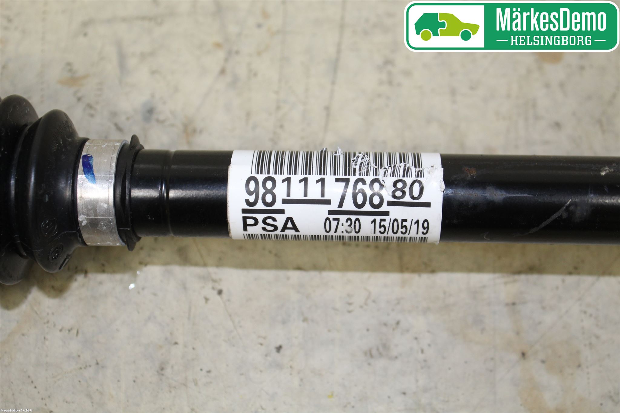 Peugeot 3008 17-24 Drivaxel Fram Vänster