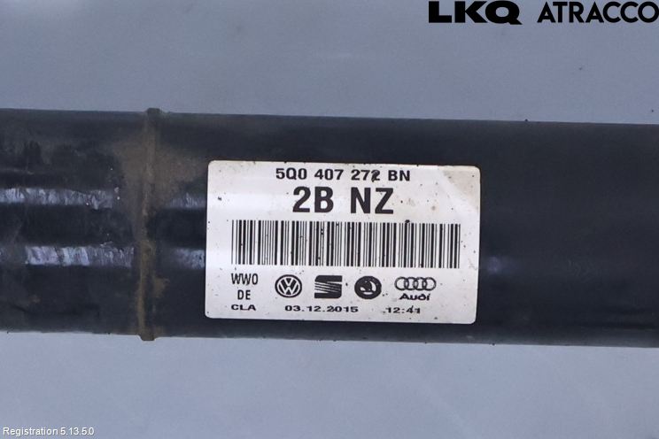 Audi A3/S3 8V 13-20 Drivaxel Fram Höger