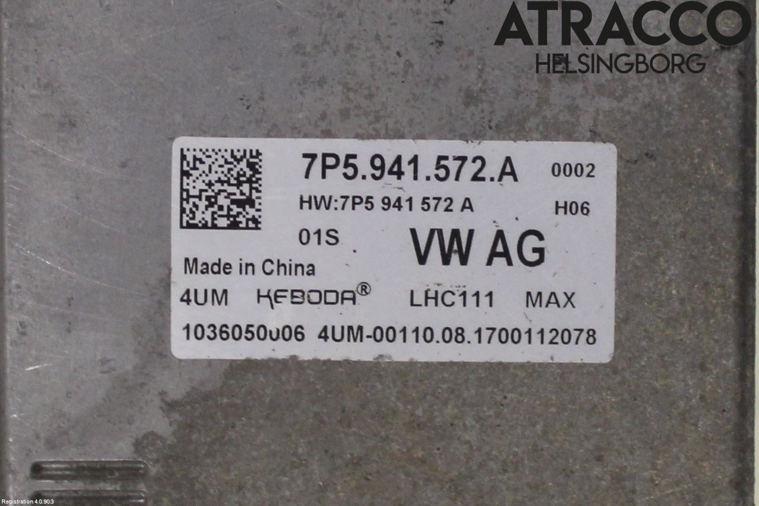 Volkswagen VW GOLF / E-GOLF VII 13-20 Styrenhet Strålkastare