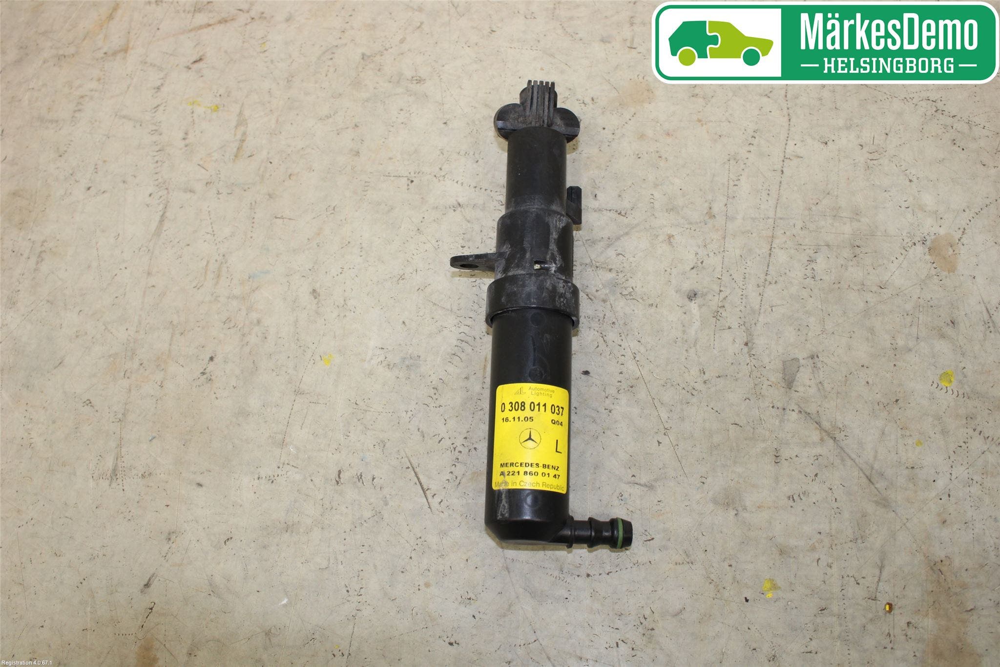 Mercedes-Benz MB S-KLASS (W221) 05-13 Spolarmunstycke Strålkastare