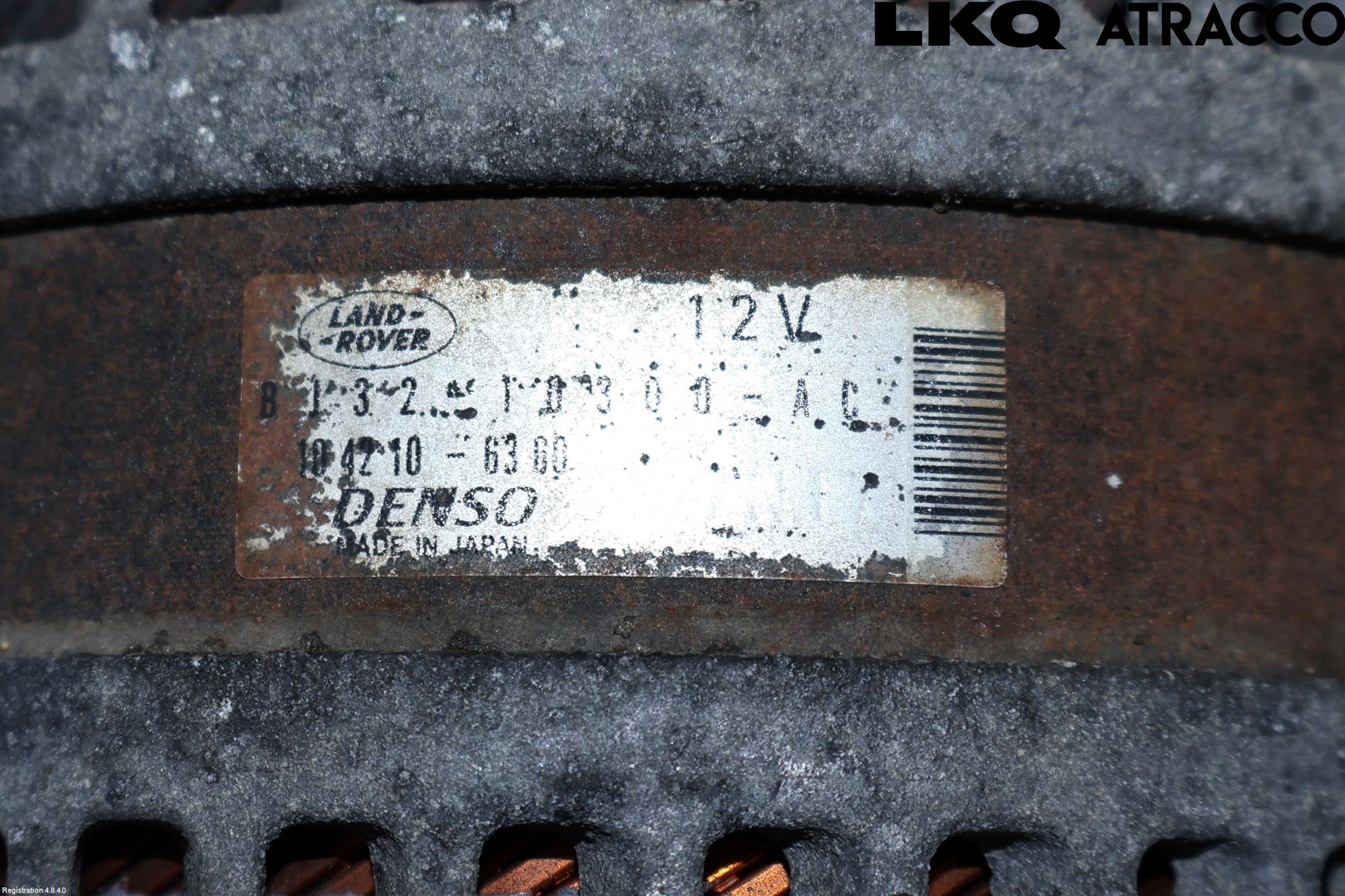 Landrover LAND ROVER RANGE ROVER EVOQUE (L538) 11-18 Generator