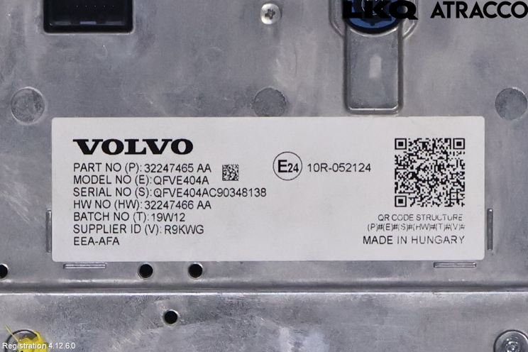 Volvo V90 CROSS COUNTRY 17->> Multifunktionsdisplay