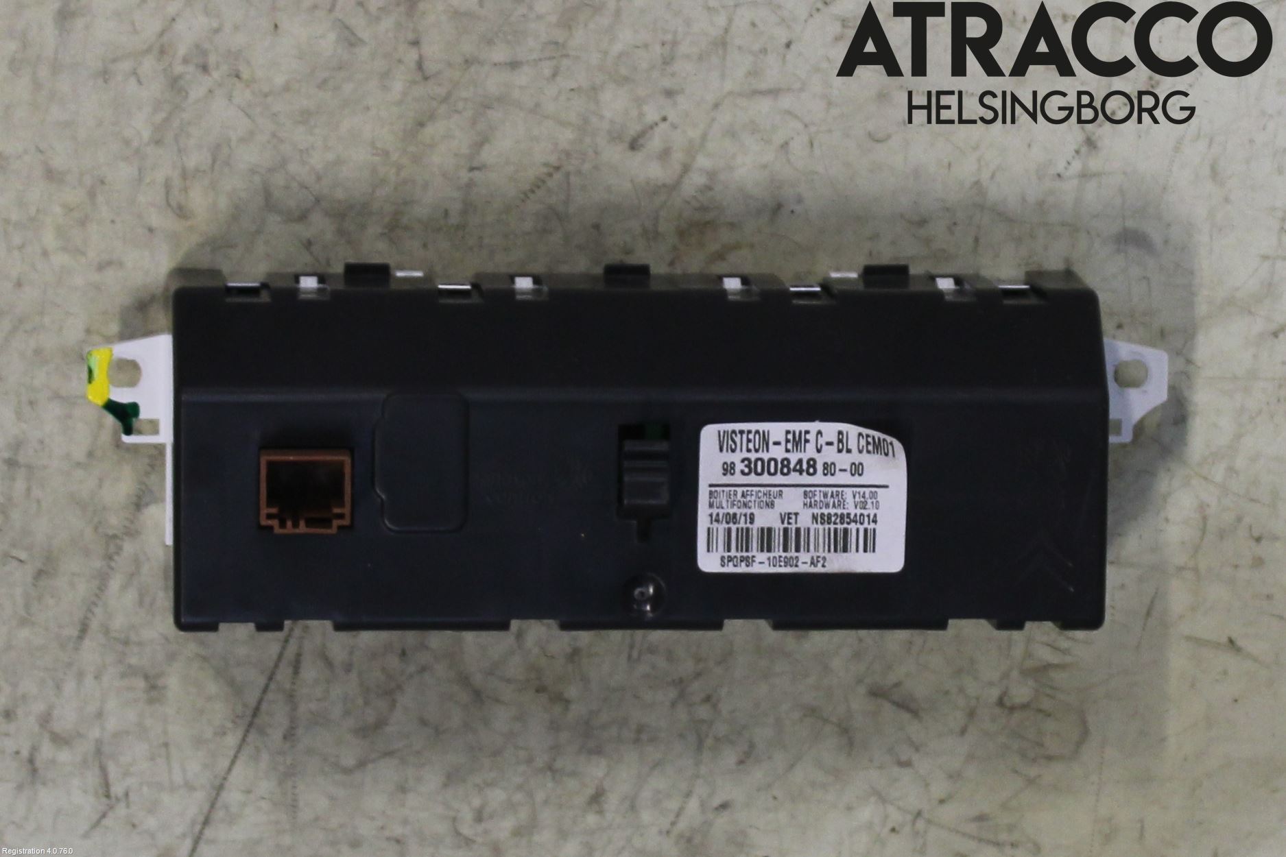 Peugeot PARTNER/E-PARTNER 19- Multifunktionsdisplay