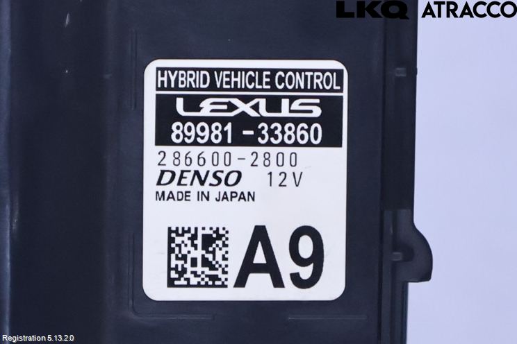 Lexus ES 250/300/330 Styrenhet Övrigt