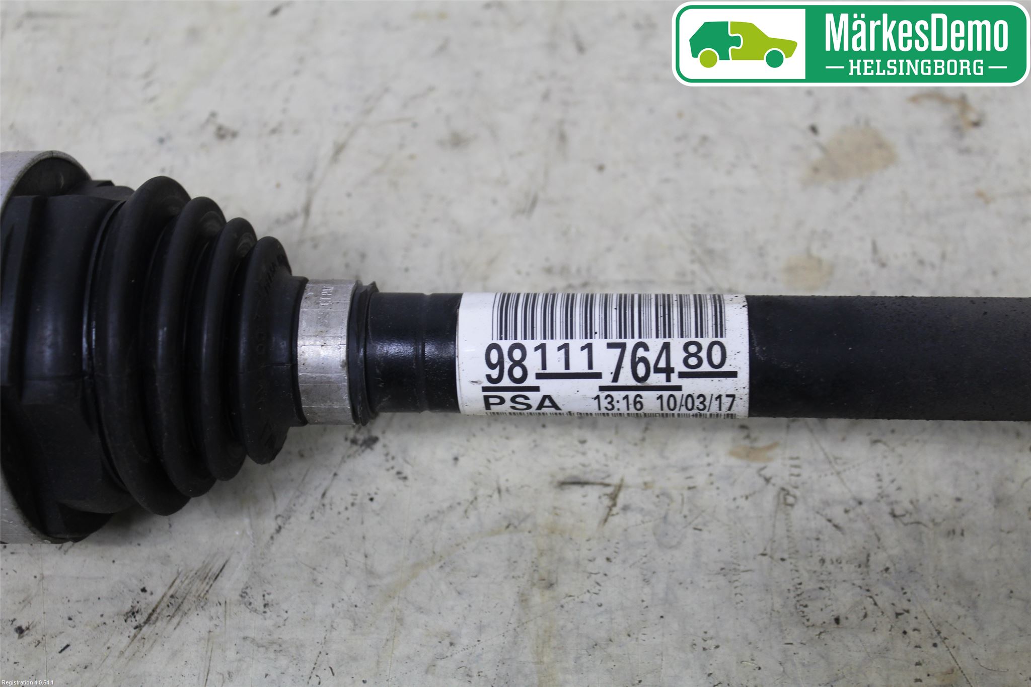Peugeot 3008 17-24 Drivaxel Fram Höger