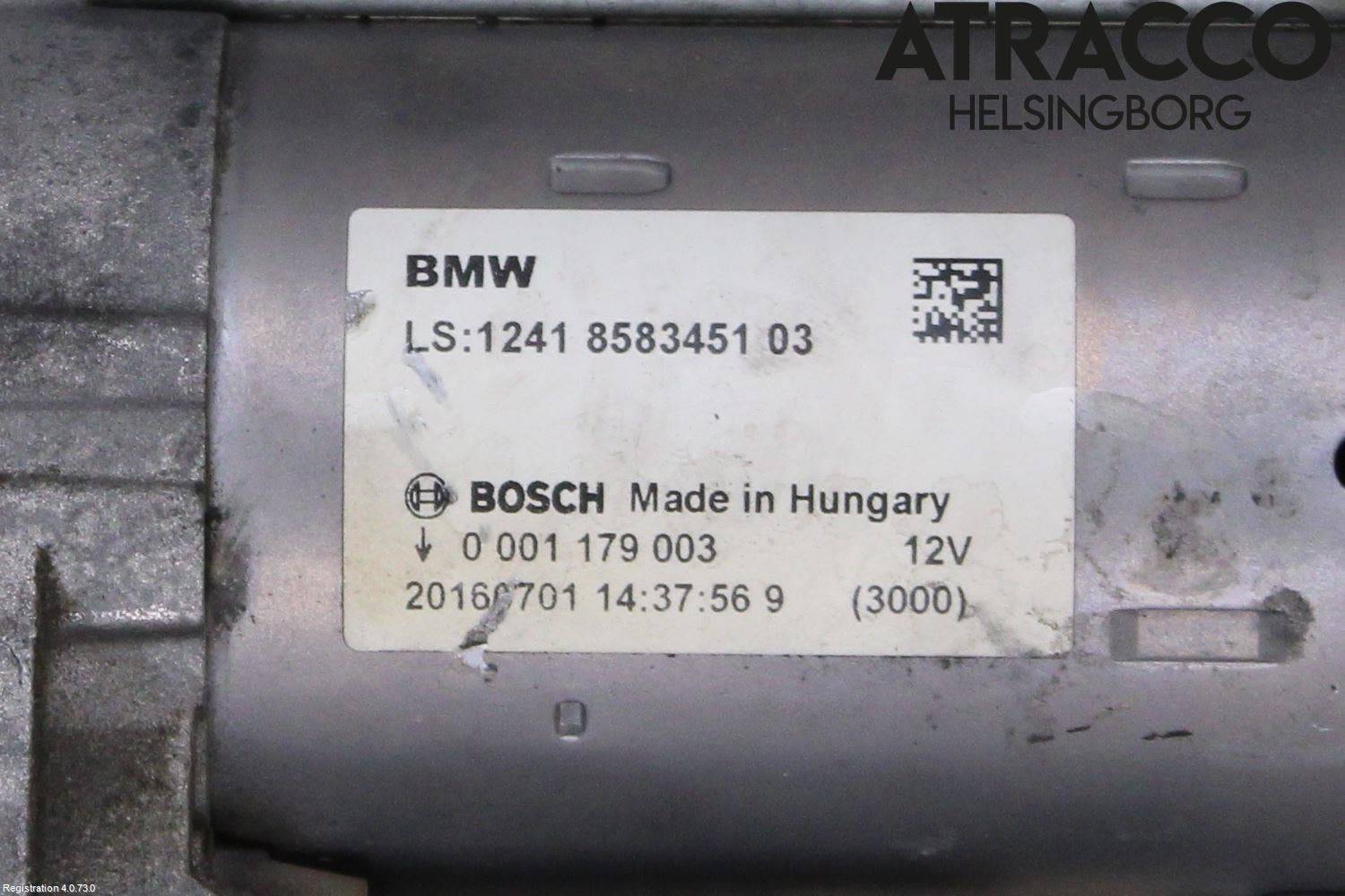 BMW 3 F30/F31/F80 12-19 Startmotor Diesel