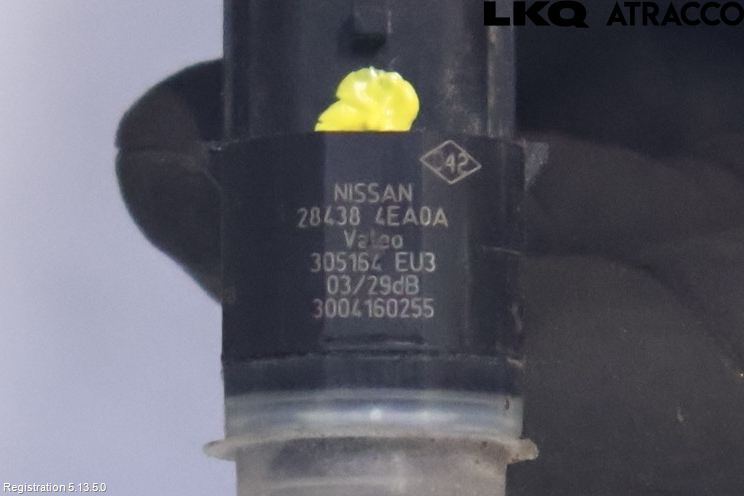 Nissan QASHQAI 14-17 Parkeringshjälp Backsensor