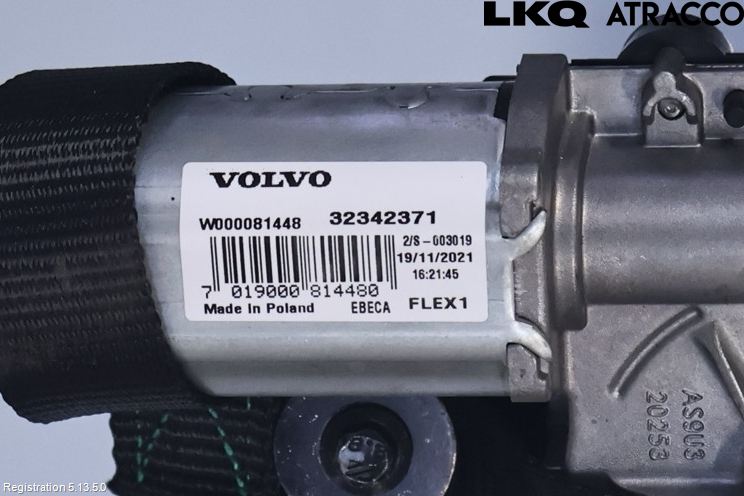Volvo XC60 18- Torkarmotor Baklucka