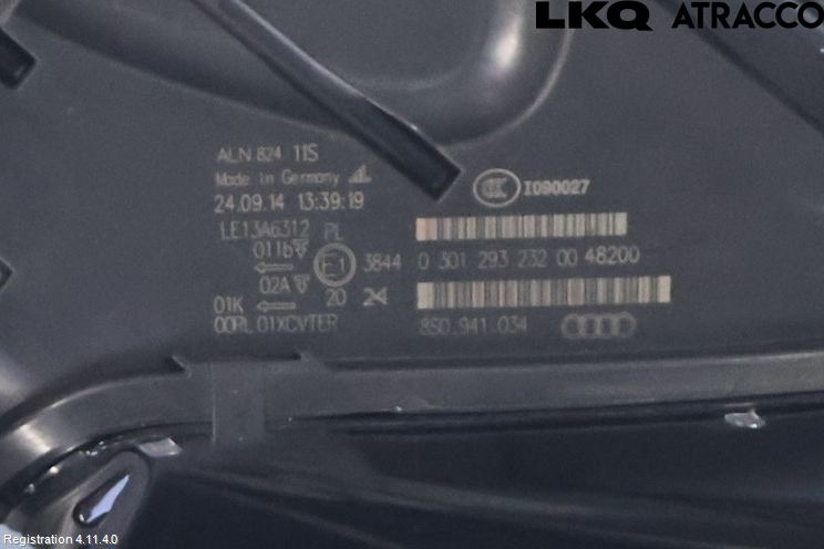 Audi TT/TTS 07-14 Strålkastare Höger