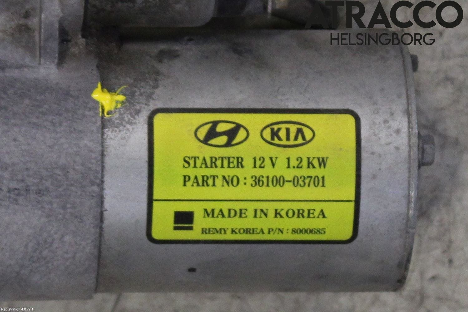 Kia STONIC 18->> Startmotor