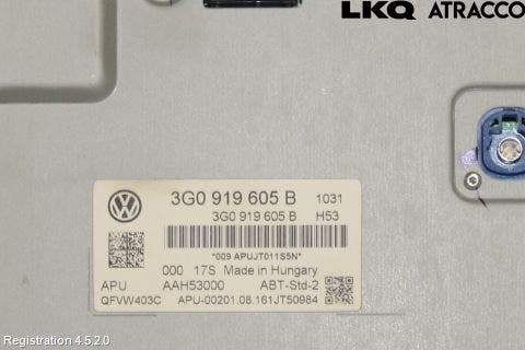 Volkswagen VW GOLF / E-GOLF VII 13-20 Multifunktionsdisplay