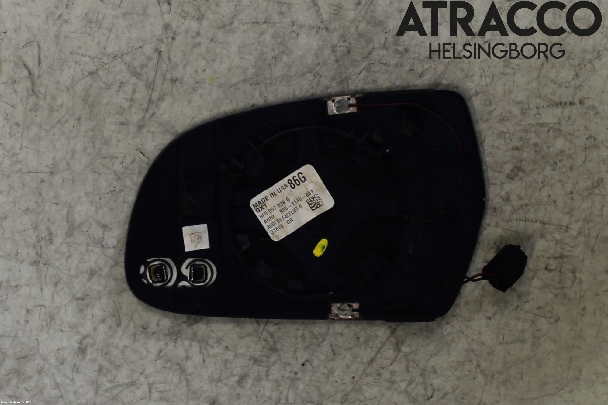 Audi A5 07-16 Spegelglas Hö