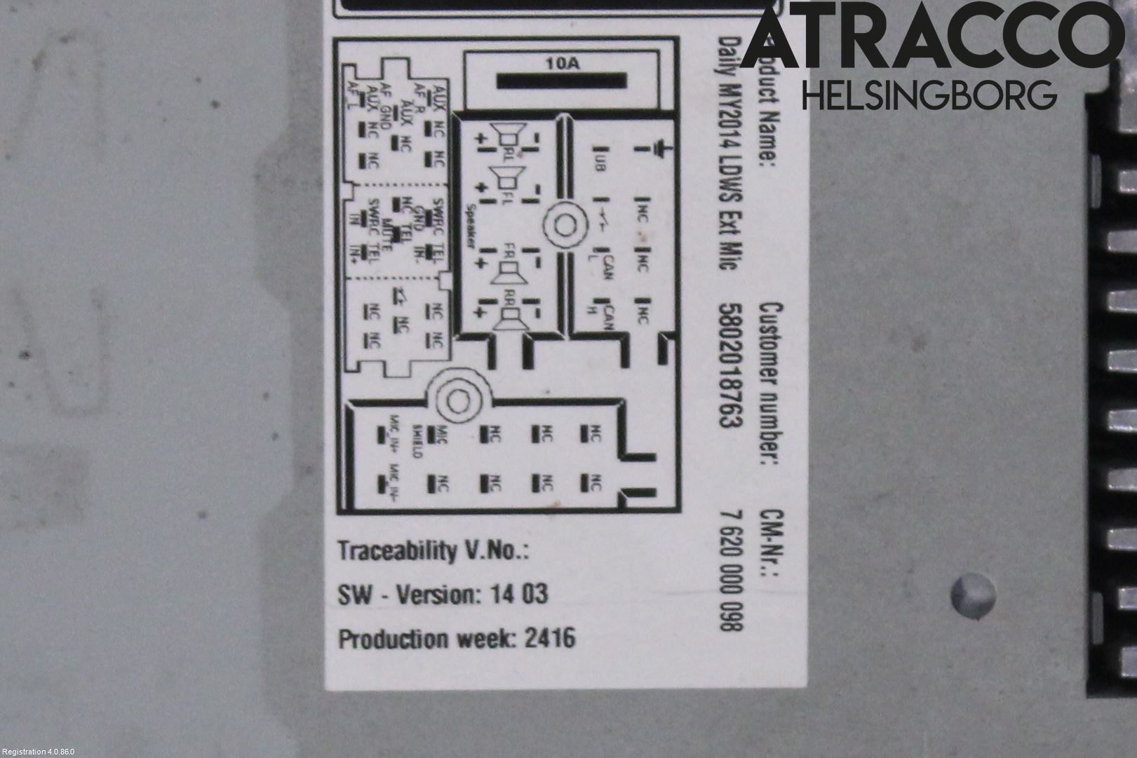 Iveco DAILY 14->> Cd Radio - Multimediapanel