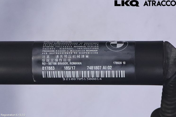 BMW X1 F48 15-22 Bakluckeöppnare Automatisk