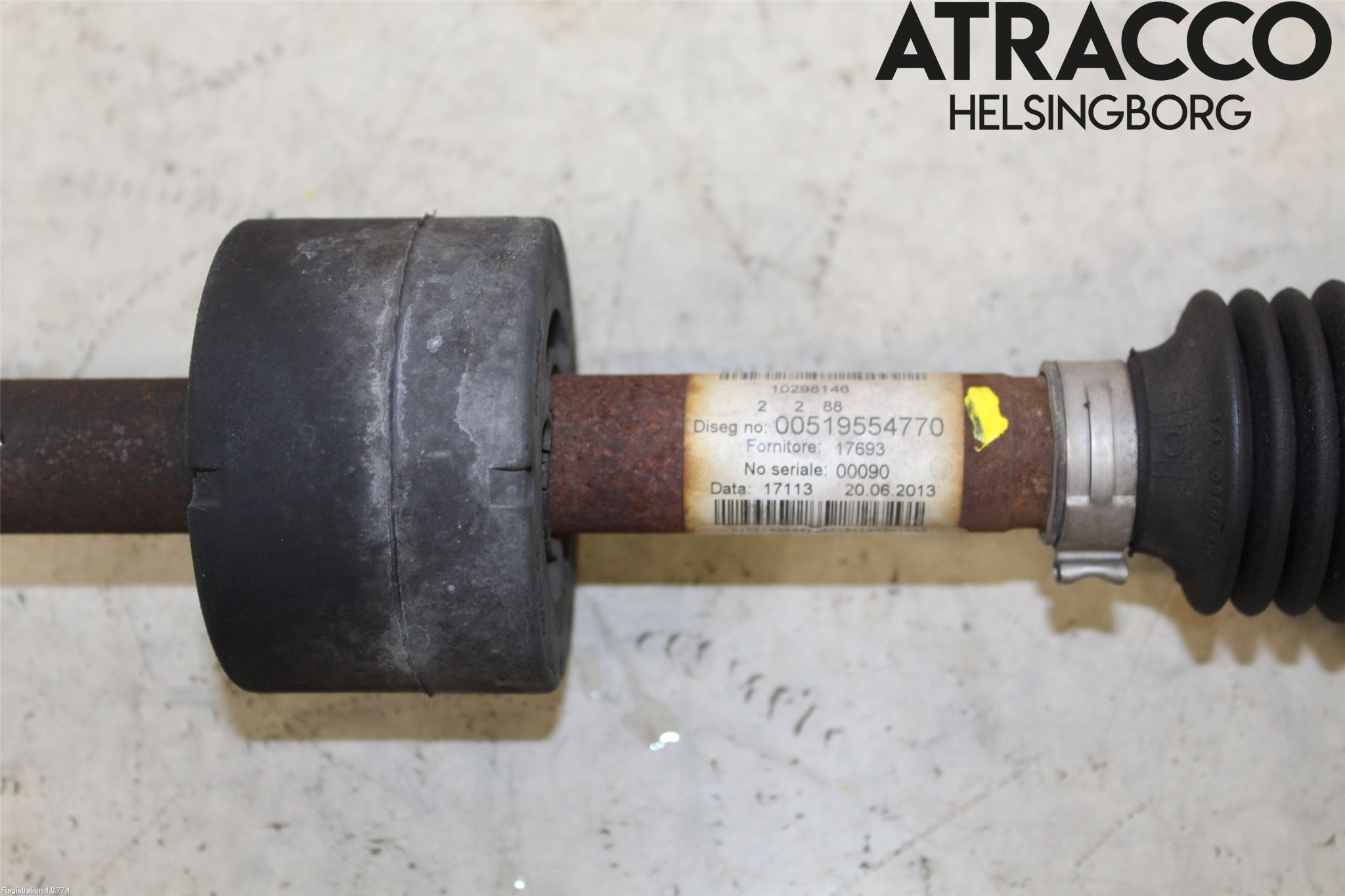 Fiat 500 07- Drivaxel Fram Höger